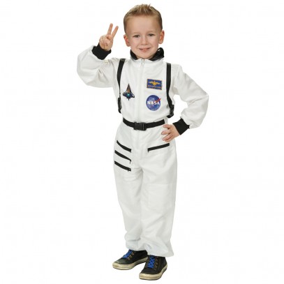 Mini Astronaut Lewi Kinderkostüm weiß