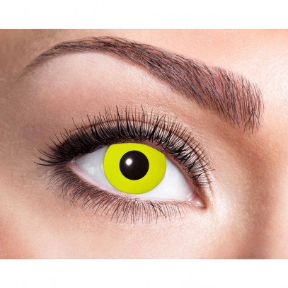 Kontaktlinse yellow eye