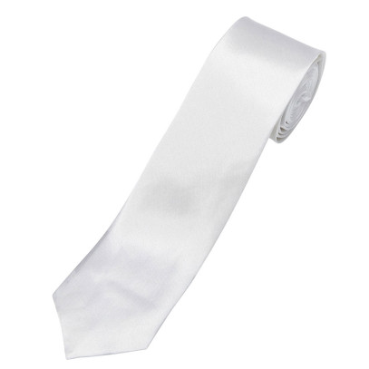 Klassische Krawatte in Weiß