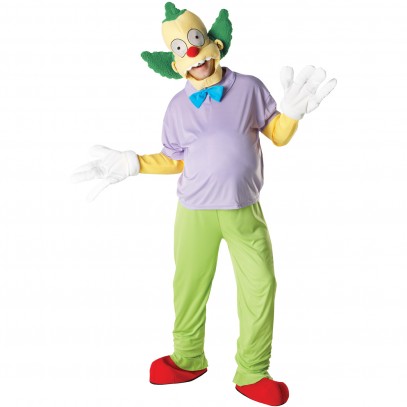 Krusty der Clown Simpson Kostüm für Erwachsene