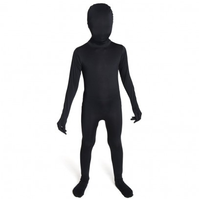 Basic Morphsuit Kinderkostüm schwarz