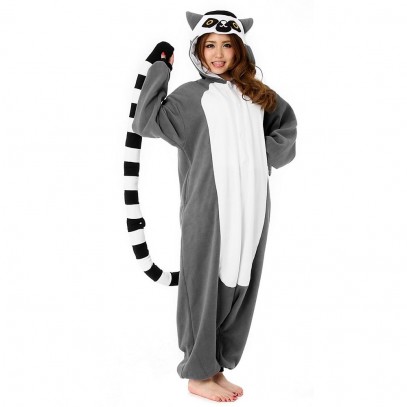 Kigurumi Lemuren Kostüm für Erwachsene
