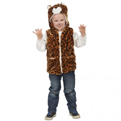 Leo Lou Leoparden Weste für Kinder