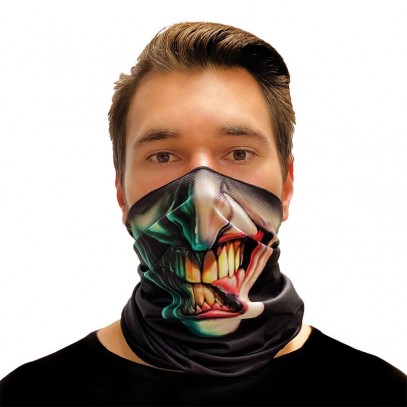Horror Face Loop Maske