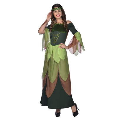 Luana Elfe des Waldes Damenkostüm