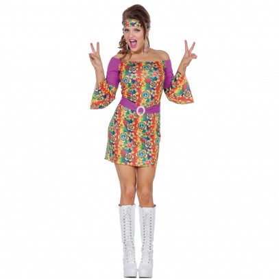 Luna Hippie Peace Kostüm für Damen