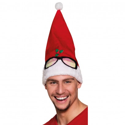 Lustige Santa Claus Mütze Weihnachts Mütze Stehende Weihnachtsmütze Starre Weihnachtsmütze Zipfelmütze