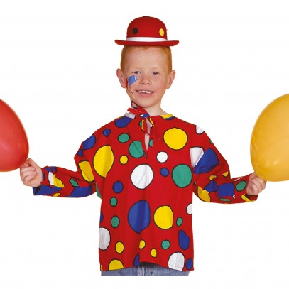 Lustiger Punkte Clown Shirt für Kinder