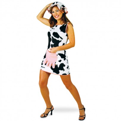 Lustiges Kuh Kostüm für Damen