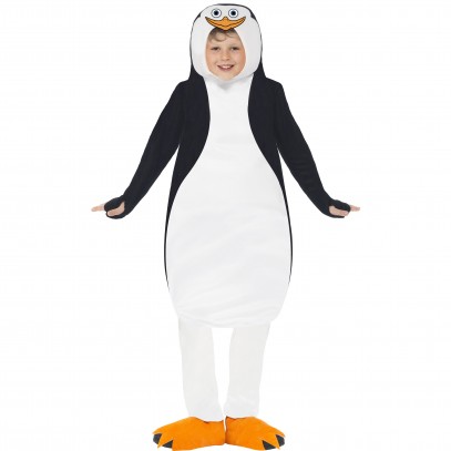Lustiges Ricco Pinguin Kostüm für Kinder