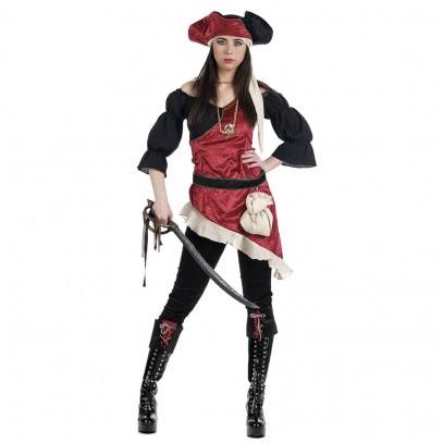 Piratin Alessandra Damenkostüm Deluxe