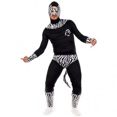 Super Zebra Hero Herrenkostüm Deluxe