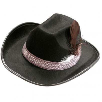 Maloney Cowboy Hut mit Federn 1