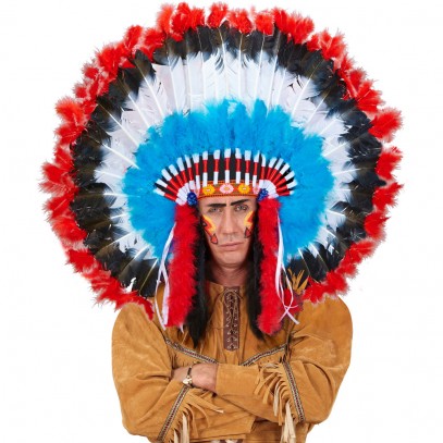 Maxi Indianerkopfschmuck Kiowa