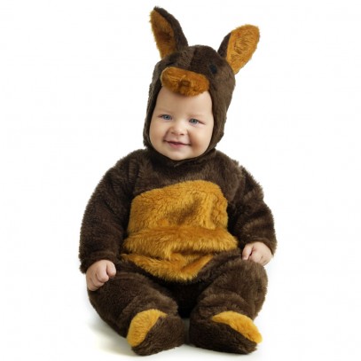 Mini-Känguru Kostüm für Babys