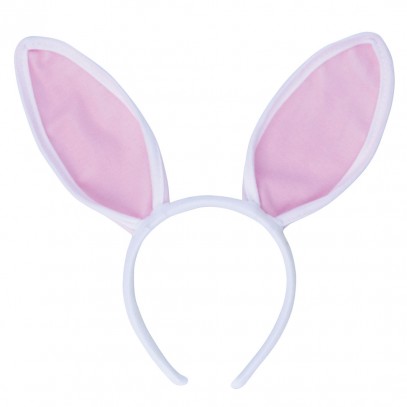 Bunny Hasen Ohren rosa-weiß