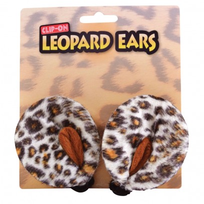 Leoparden Ohren an Haarclip
