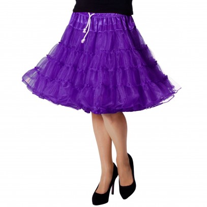 Mehrlagiger Premium Petticoat Violett