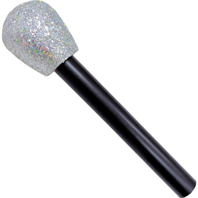 Glitzer Mikrofon 22cm
