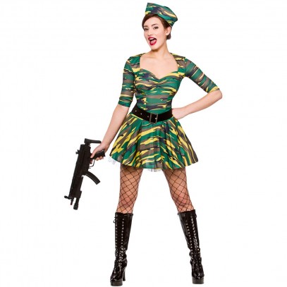 Military Lady Soldatin Kostüm