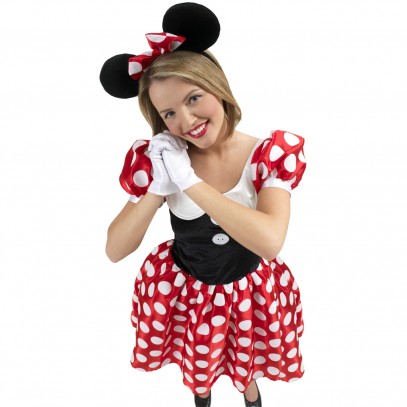 Minnie Mouse Maus Kostüm für Damen