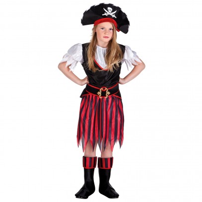 Miss Amy Piraten Kostüm für Mädchen