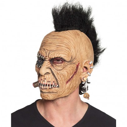 Mohawk Horror Maske