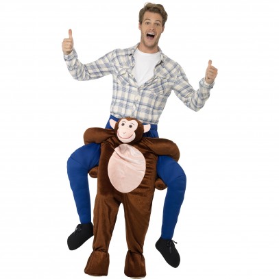Monkey Huckepack Kostüm
