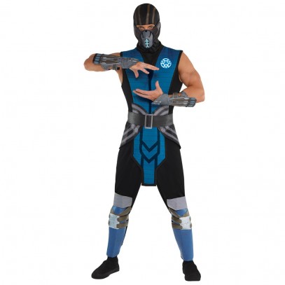 Mortal Kombat Sub Zero Kostüm für Herren
