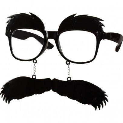 Mr. Moustache Schnurrbart Brille