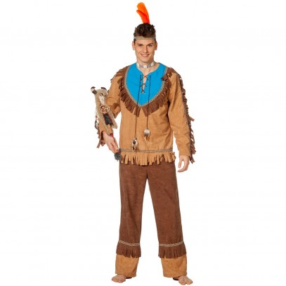 Mutiger Adler Cherokee Indianer Kostüm Deluxe 1
