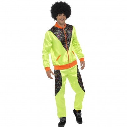 Neon Retro Jogger Kostüm für Herren