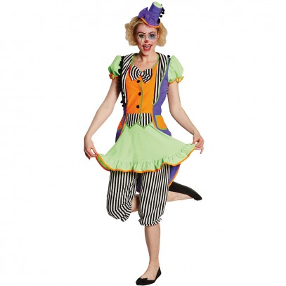 Neon Clowngirl Kostüm 1