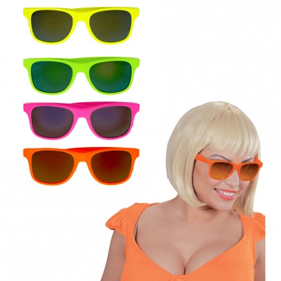 Neon Retro Sonnenbrille