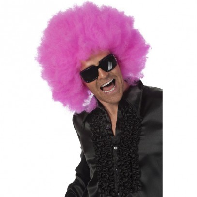 Night Fever Afro Perücke pink