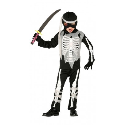 Ninja Skelett Kinderkostüm