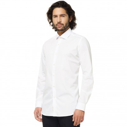 OppoSuits Shirt White Knight für Herren