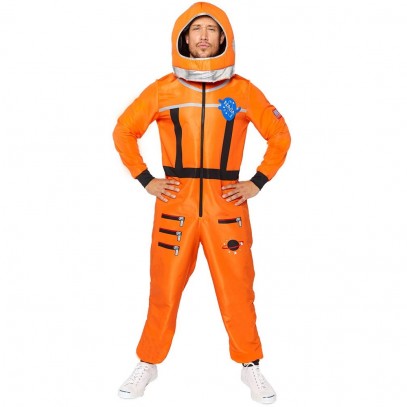Weltraum Astronauten Kostüm für Herren orange