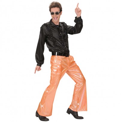 Orange Disco-Hose für Herren