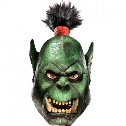 Orc Maske Deluxe aus Latex