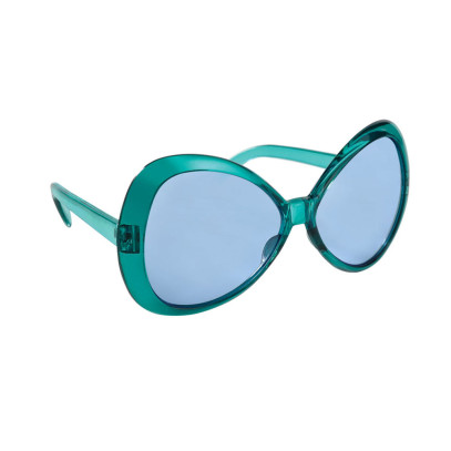 60er Jahre Retro Brille grün