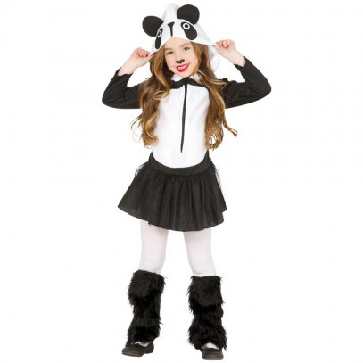 Pandie Panda Girl Kostüm für Mädchen