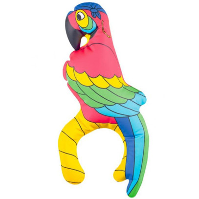 Aufblasbarer Piraten Papagei 28cm