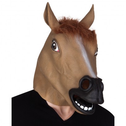 Pferd Latex Maske