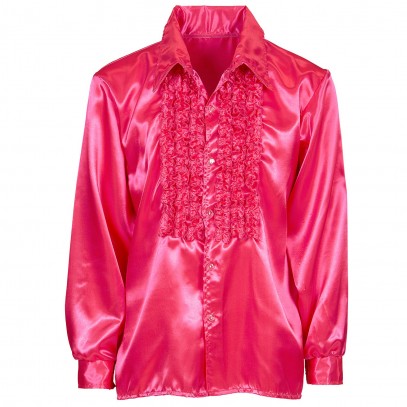 Rüschenhemd Classico in pink 1