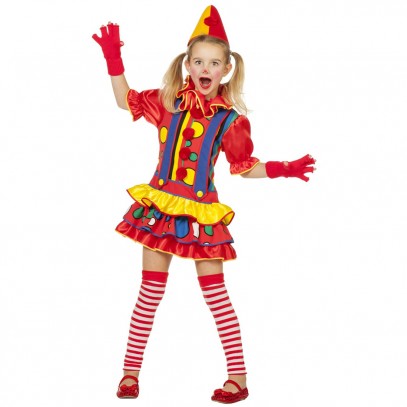 Pippa Clown Girlie Kinderkostüm 1