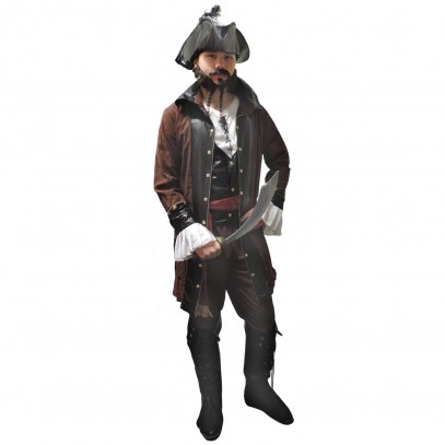 Pirat John Herrenkostüm Deluxe