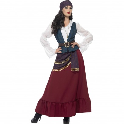 Piraten-Schönheit Damenkostüm Deluxe