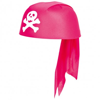 Piratenhut Piratenkappe pink