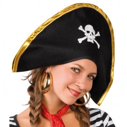 Piratenkapitäns Hut für Damen und Herren
